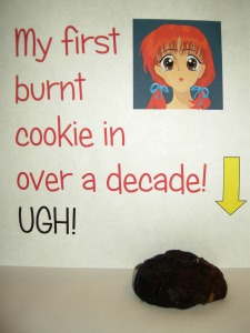 burnt cookie